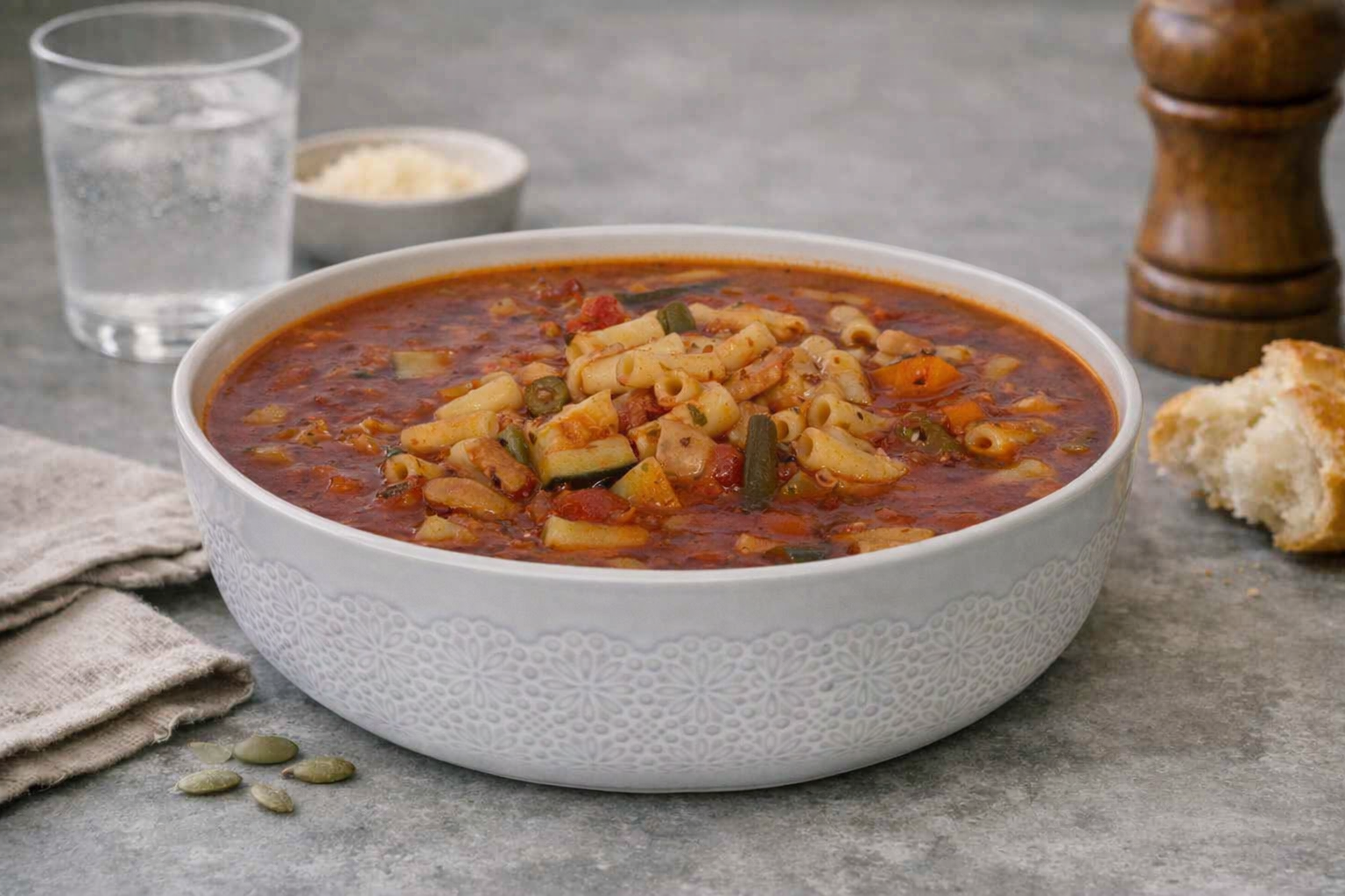August 19, 2026 Wednesday - Hearty Italian Minestrone