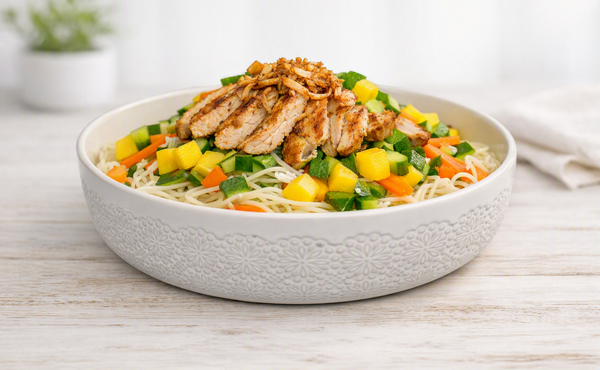 Spring Mango Chicken Vermicelli Bowl