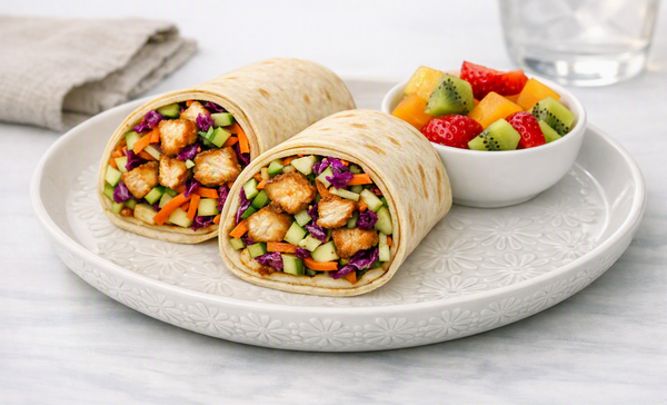 Sweet Chilli Chicken Slaw Wrap & Fruit Cup